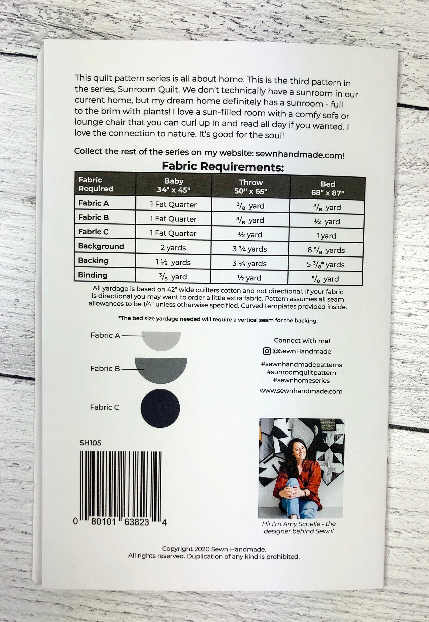 Sunroom Quilt Pattern - Pattern by Sewn Handmade