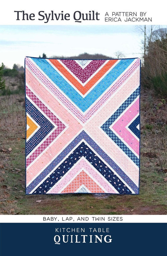 The Sylvie Quilt Pattern - by Erica Jackman of Kitchen Table Quilting