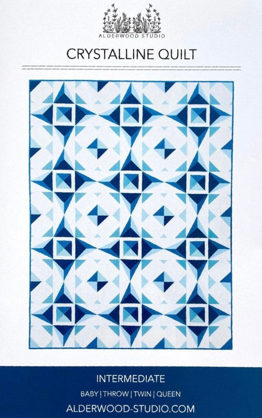 Crystalline Quilt Pattern by Alderwood Studio (paper copy)