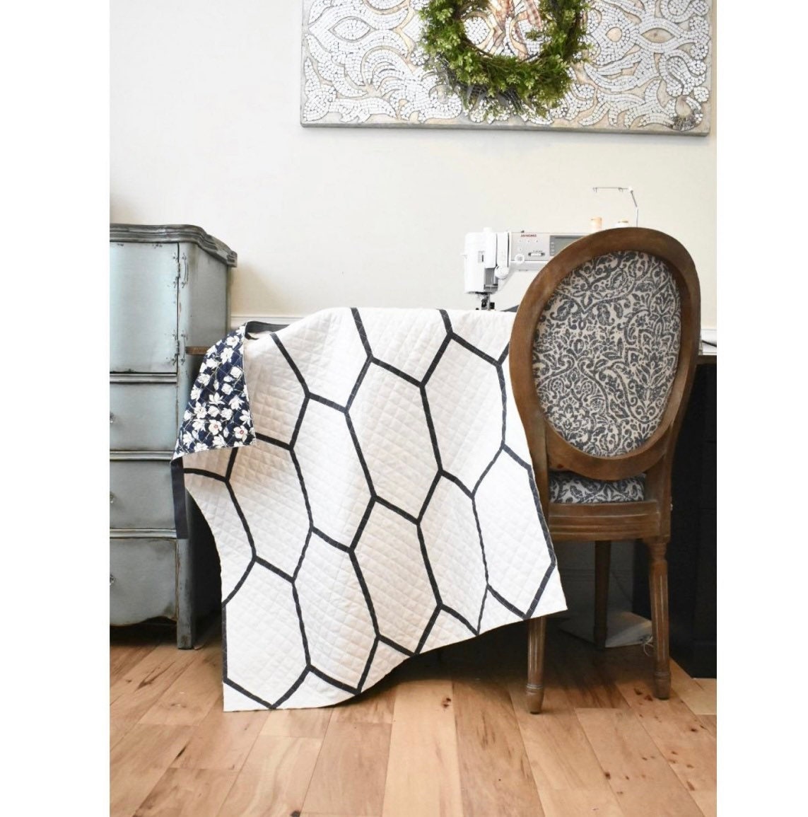 Church Window Quilt Pattern by Brittany Lloyd for Lo & Behold Stitchery (paper copy)