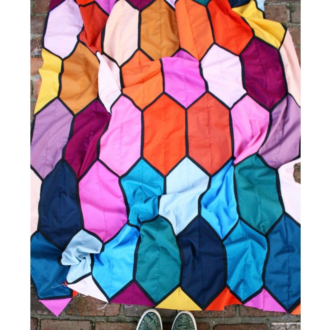Church Window Quilt Pattern by Brittany Lloyd for Lo & Behold Stitchery (paper copy)