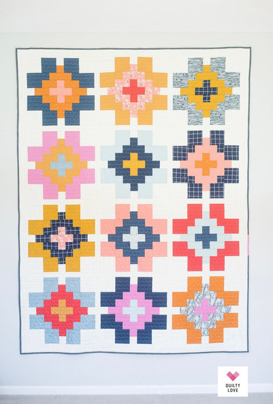 Glowing Quilt Pattern by Emily Dennis for Quilty Love (paper copy)