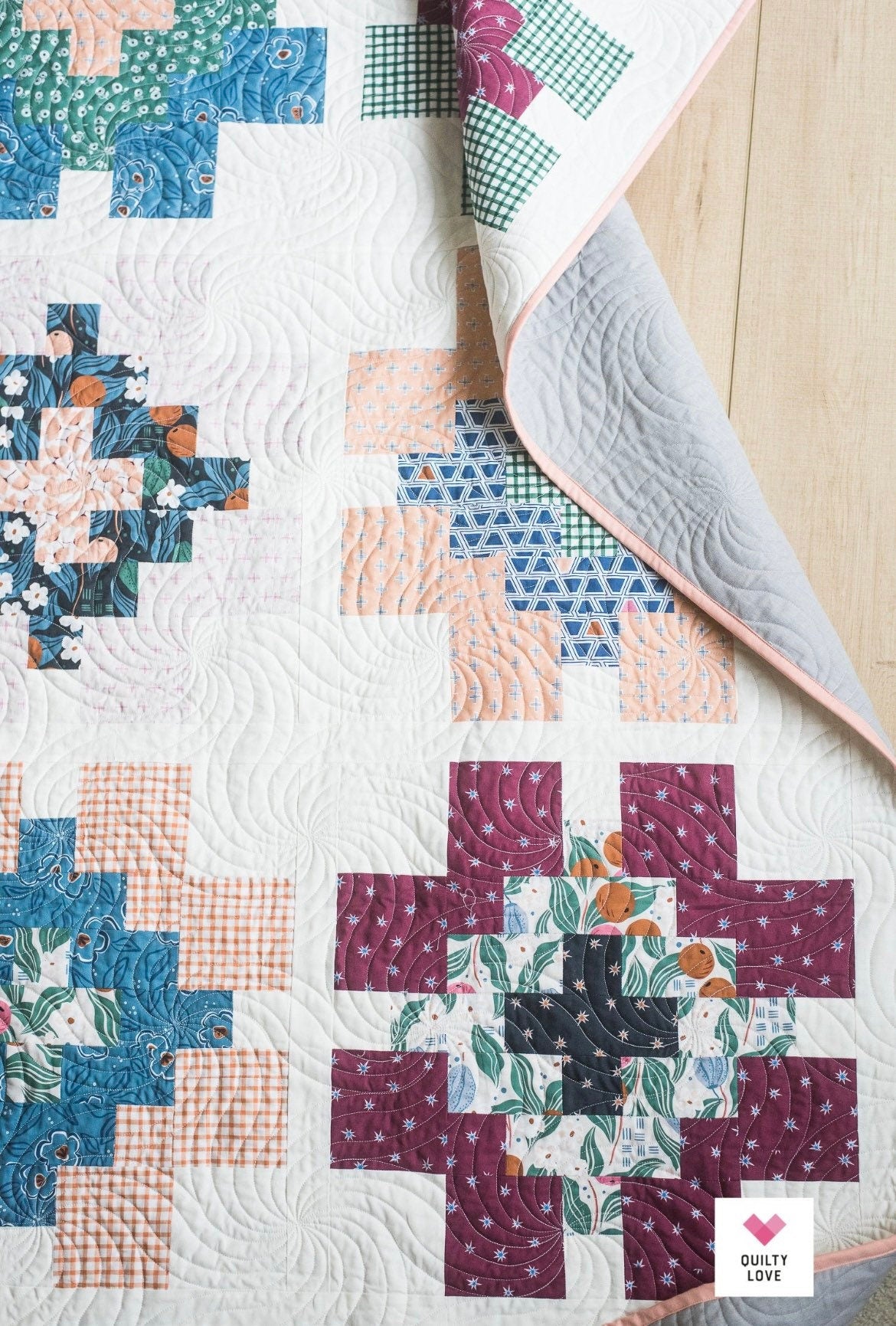 Glowing Quilt Pattern by Emily Dennis for Quilty Love (paper copy)