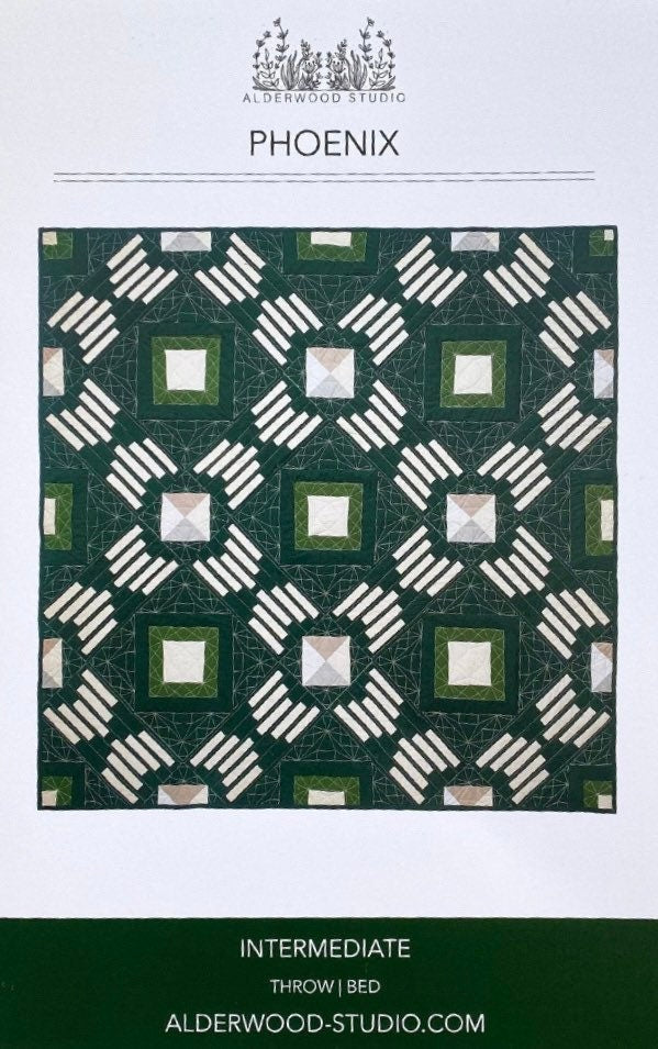 Phoenix Quilt Pattern by Alderwood Studio (paper copy)