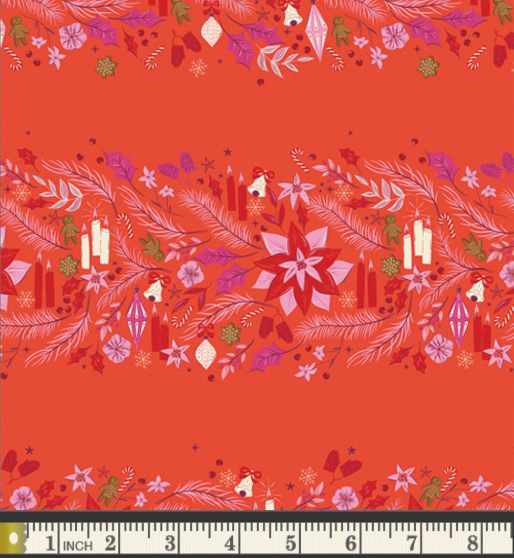 Rockin Around - Christmas in the City Collection - Art Gallery Fabrics - 100% Cotton