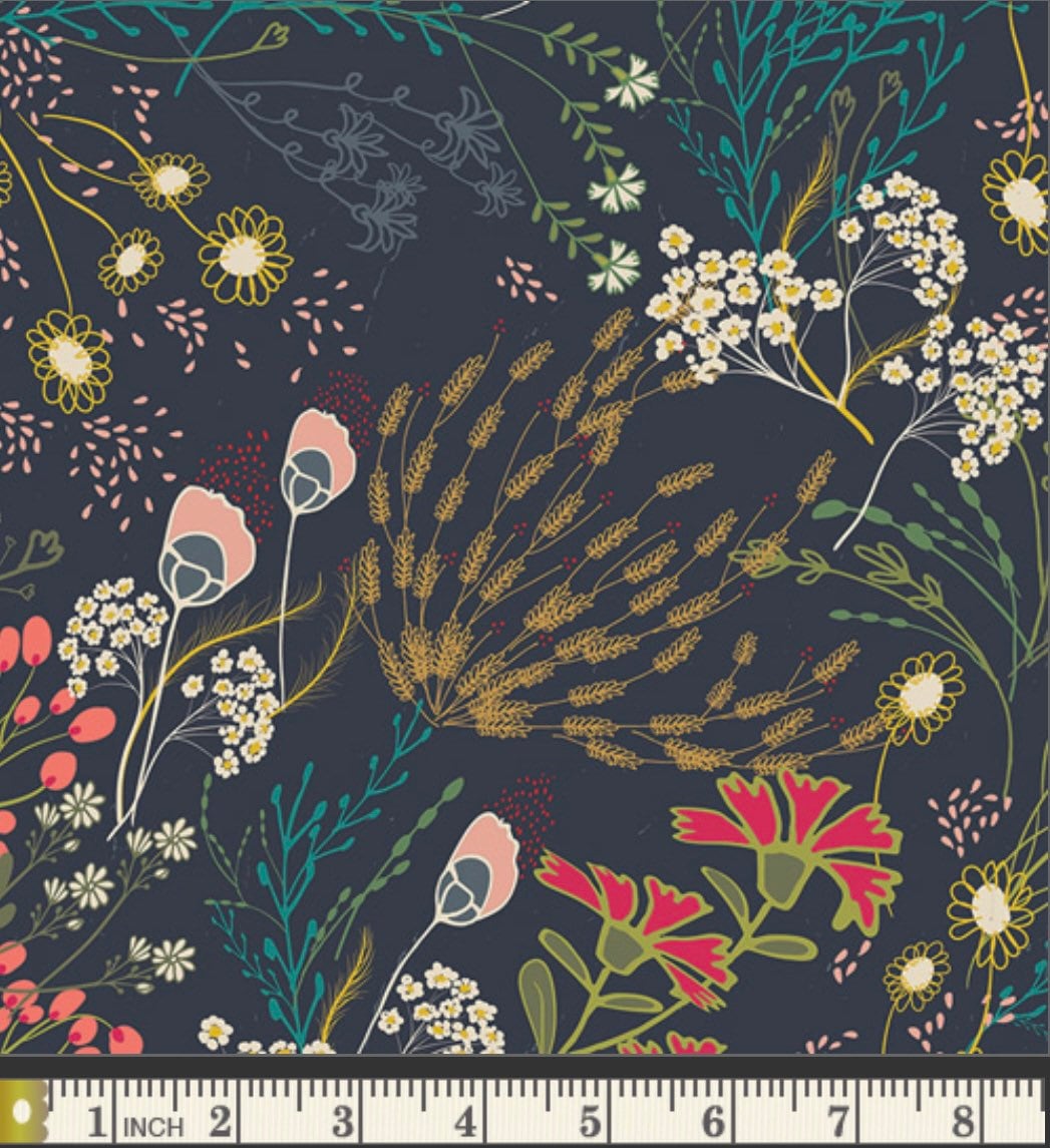 Meadow Dim - Indie Folk by Pat Bravo - Art Gallery Fabrics - 100% Cotton