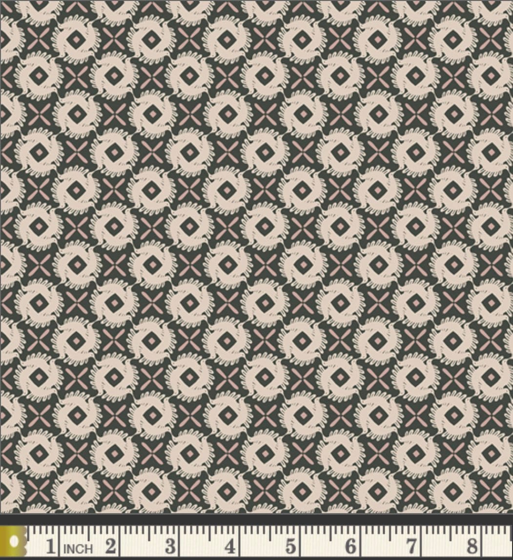 Swoop & Swirl Timber - Botanist Collection by Katarina Roccella - Art Gallery Fabrics - 100% Cotton