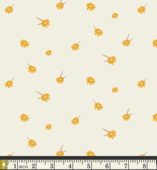 Dancing Daisies Honey - Honey Fusion Collection - Art Galleries Fabrics