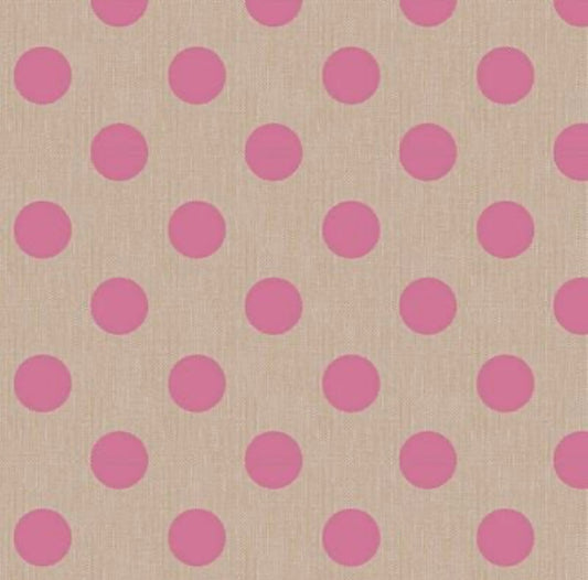 Tilda Chambray Dots - Pink - TIL160054-V11 - Tilda Fabrics