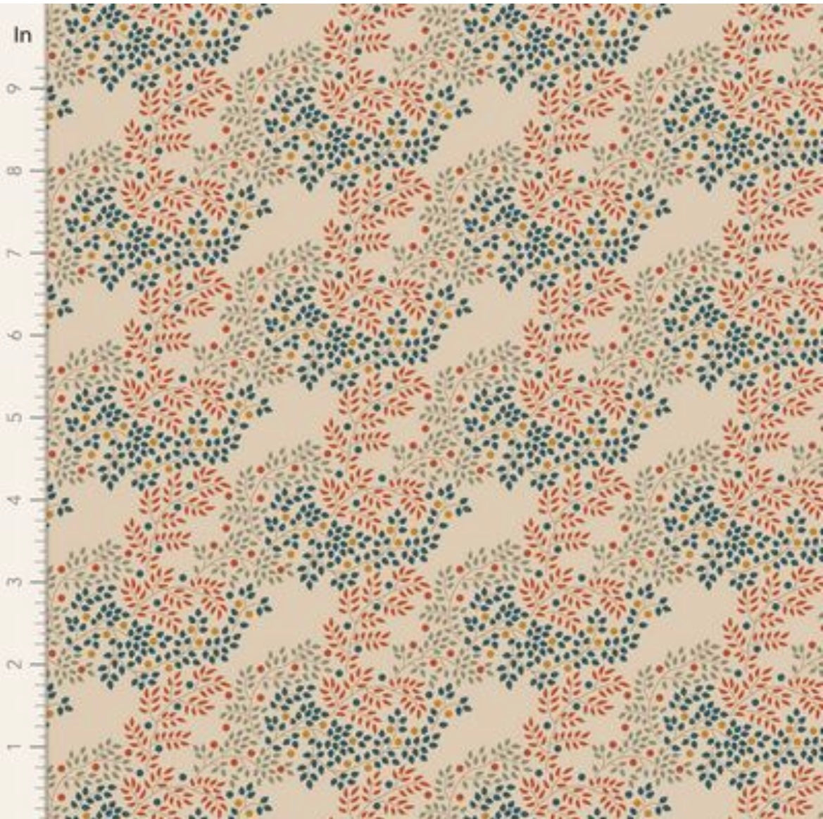 Berrytangle Rust - Hometown Collection - Tilda Fabrics