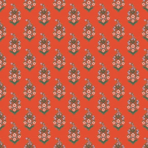 Paisley - Red Metallic - Vintage Garden Collection - Rifle Paper Company