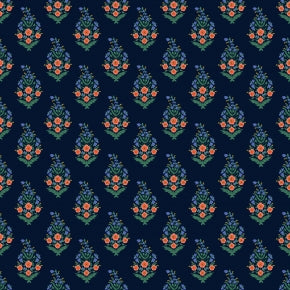 Paisley - Navy Metallic - Vintage Garden Collection - Rifle Paper Company