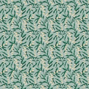Lily - Mint Metallic - Vintage Garden Collection - Rifle Paper Company