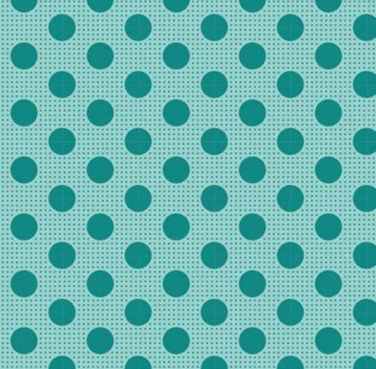 Tilda Medium Dots - Dark Teal by Tilda Fabrics