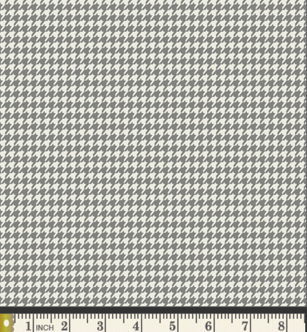 Houndstooth Fog - Checkered Elements Collection - Art Gallery Fabrics