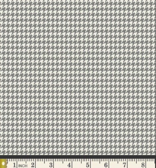 Houndstooth Fog - Checkered Elements Collection - Art Gallery Fabrics