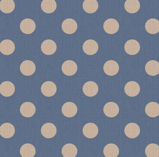 Tilda Chambray Dots - Denim - TIL160057-V11 - Tilda Fabrics