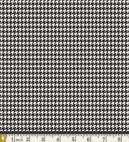Houndstooth Onyx - Checkered Elements Collection -Art Gallery Fabrics