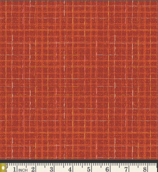 Tweed Pimento - Checkered Elements Collection - Art Gallery Fabrics