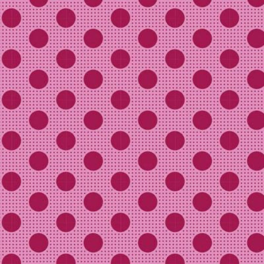 Tilda Medium Dots - Maroon by Tilda Fabrics