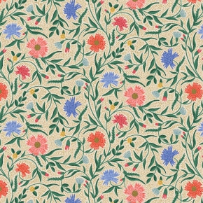 Aster - Cream Metallic - Vintage Garden Collection - Rifle Paper Company