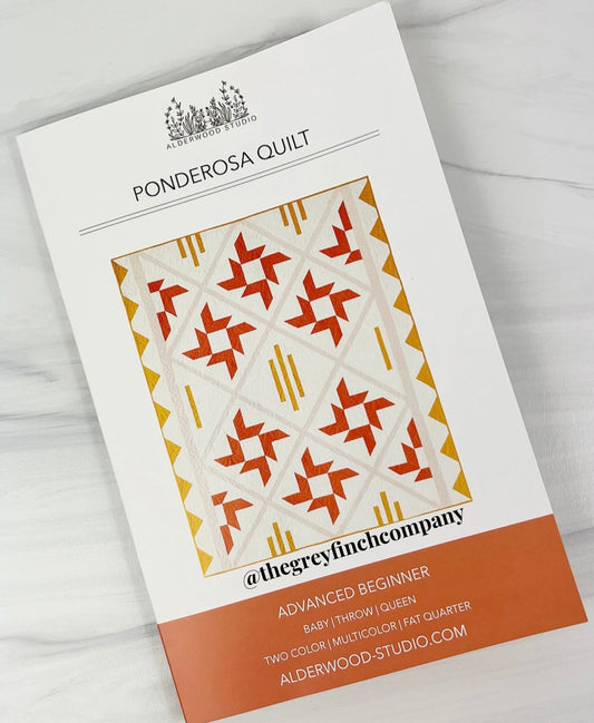 Ponderosa Quilt Pattern by Alderwood Studio