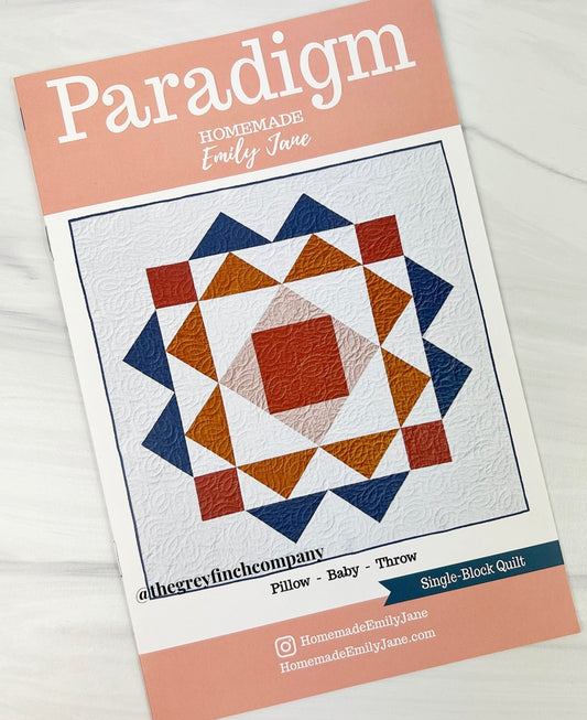 Paradigm Quilt Pattern by Homemade Emily Jane