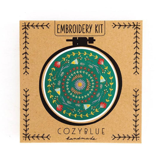 Greenery Embroidery Kit by Cozy Blue