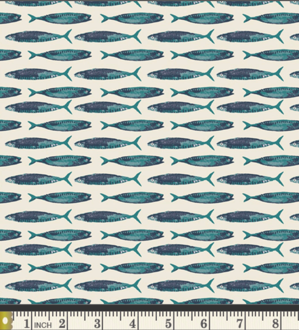 Catch the Drift Bright - Tomales Bay Collection by Katie O’Shea - TOB20907 - Art Gallery Fabrics