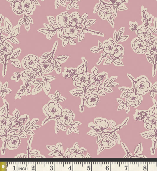 Rambling Rose Dusk - FUSDK2705 - Dusk Fusion Collection by Sharon Holland - Art Gallery Fabrics