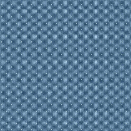 Tinydot Blue Woven - TIL160067-V15 - Creating Memories Collection - Tilda Fabrics