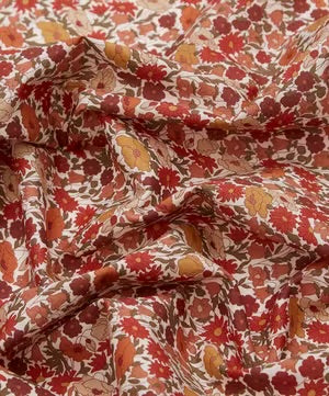 Poppy Forest - Red Burgundy - Tana Lawn - Classic Collection - Liberty of London