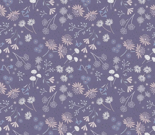 Night Garden - Deep Purple - CC42.3 - Evenfall Collection by Cassandra Connolly - Lewis & Irene