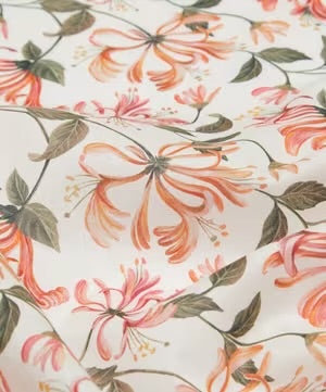 Honeysuckle Dance - Red - Tana Lawn - Floral Library Collection - Liberty of London