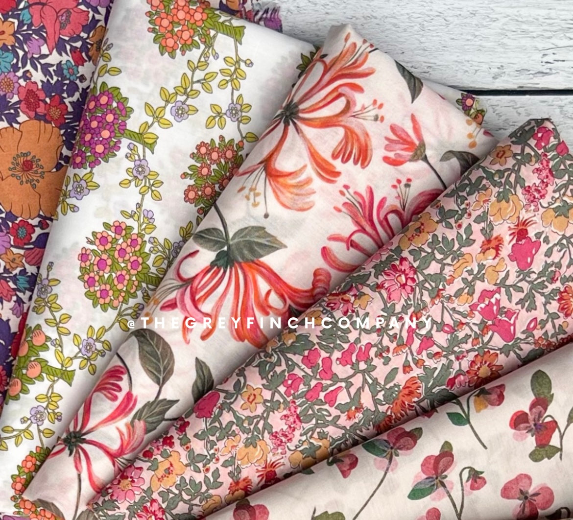 Fall Liberty Bundle - 20 Tana Lawn Fabrics - Liberty of London Fabrics