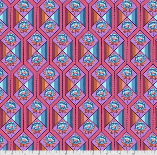 Facets - Coral - Bright Eyes Collection by Anna Maria Horner - FreeSpirit Fabrics