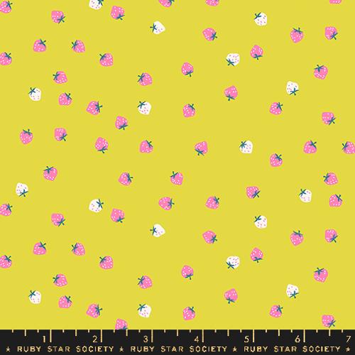 Citron RS3086 17 - Strawberry Collection by Kimberly Kight - Ruby Star Society - Moda Fabrics