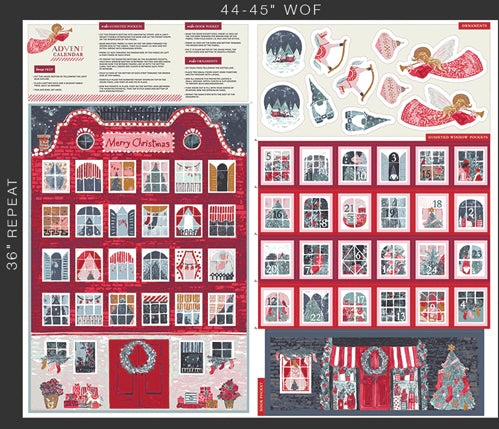 Advent Calendar Panel - ADV25919 - Adventale Collection by Katarina Roccella - Art Gallery Fabrics