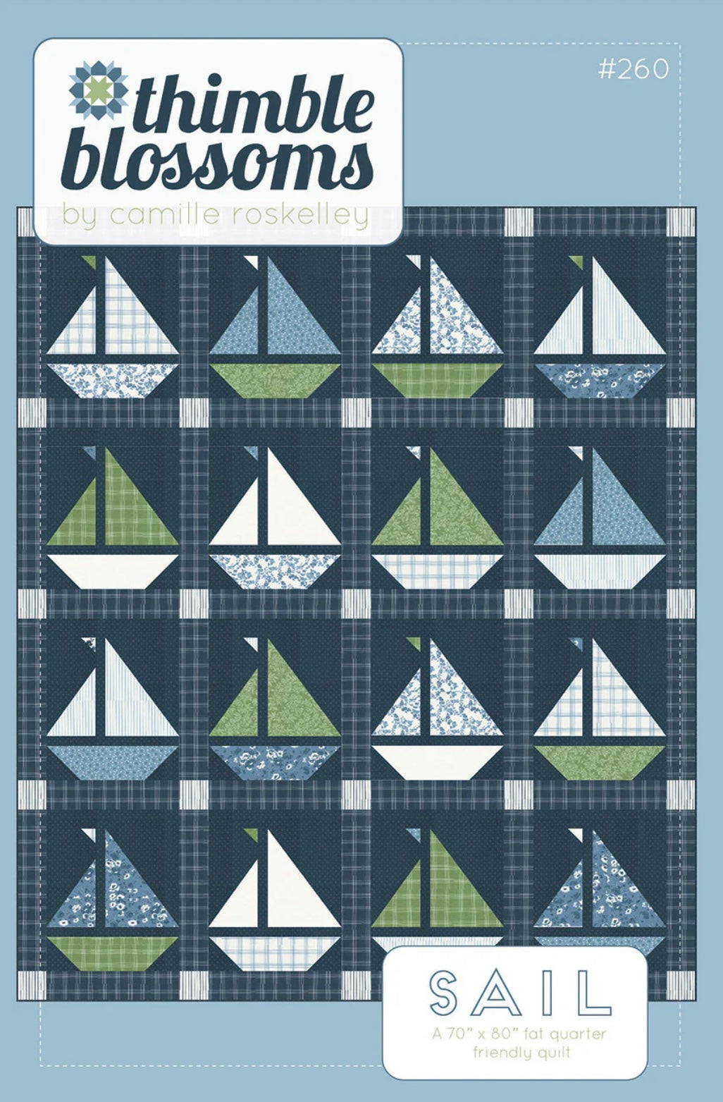 Sail Quilt Kit - Pattern by Camille Roskelley of Thimbleblossoms