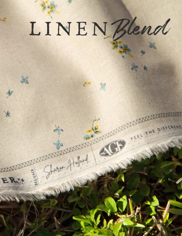 Delicate Balance Raw in Linen Blend - PTGL43410 - Potager Collection by Sharon Holland - Art Gallery Fabrics