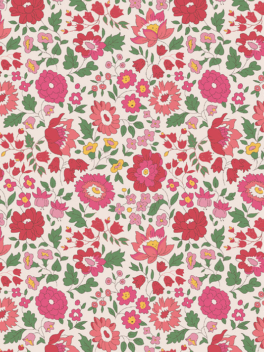 D’Anjo - Red - Tana Lawn - Liberty of London Fabrics - 100% Cotton