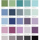 Tilda Solids Bundle - Cool - 25 Pieces - Tilda Fabrics