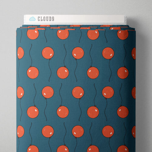 Balloon - Teal - 227862 - Goodnight Moon Collection by Margaret Wise Brown - Cloud9 Fabrics