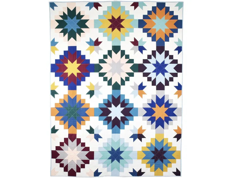 Harvest Star Quilt Pattern by Patchwork and Poodles