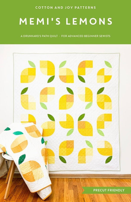 Memi’s Lemons Quilt Pattern by Cotton + Joy