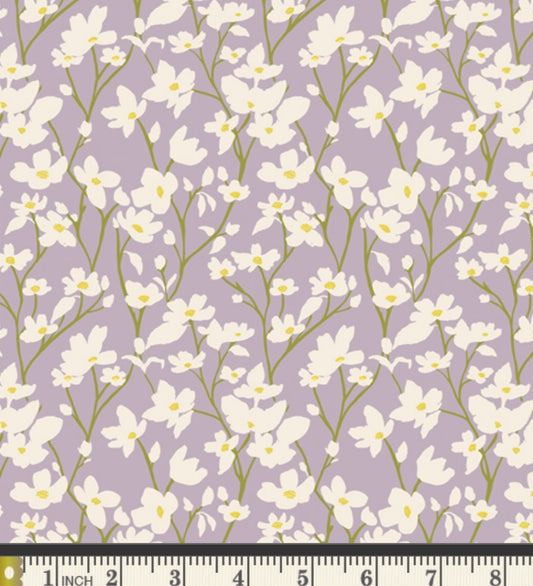 Dogwood Moonlight - FRE32306 - Fresh Linen Collection by Katie O’Shea - Art Gallery Fabrics