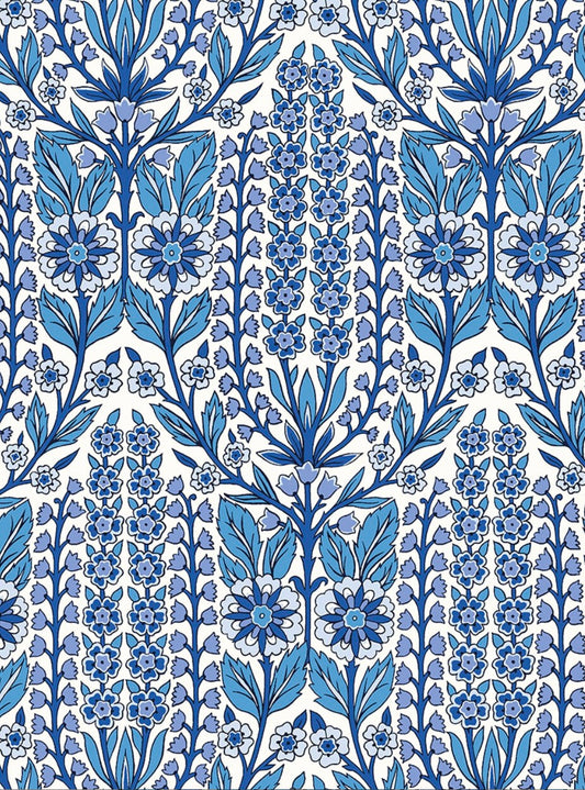 Lindsay Garden - Blue - Tana Lawn - Liberty of London Fabrics - 100% Cotton