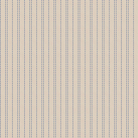 Seamstripe Blue Woven - TIL160069-V15 - Creating Memories Collection - Tilda Fabrics