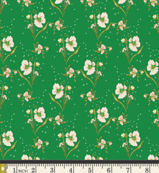 Dancing Grace Verde - СТТ36703 - Charlotte Collection by Bari J. - Art Gallery Fabrics