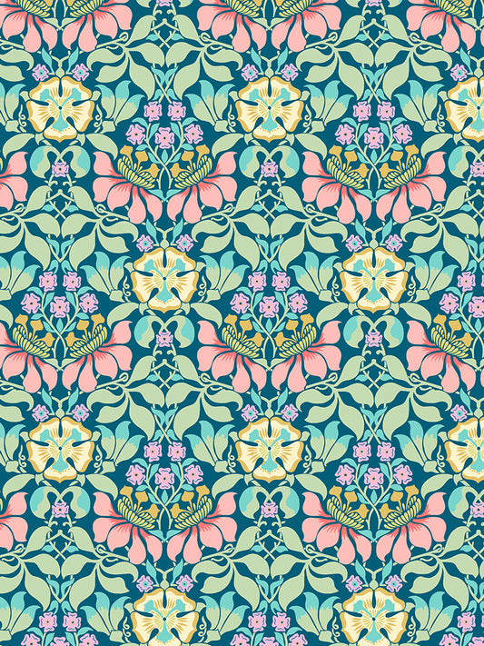 Persephone - Green - Tana Lawn - Liberty of London Fabrics - 100% Cotton